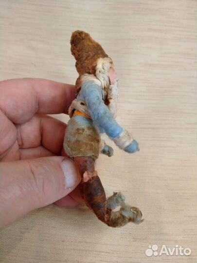 Ватная ёлочная игрушка Гном/старик