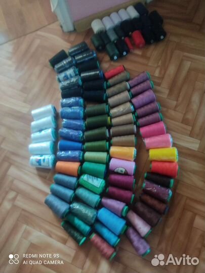 Нитки швейные