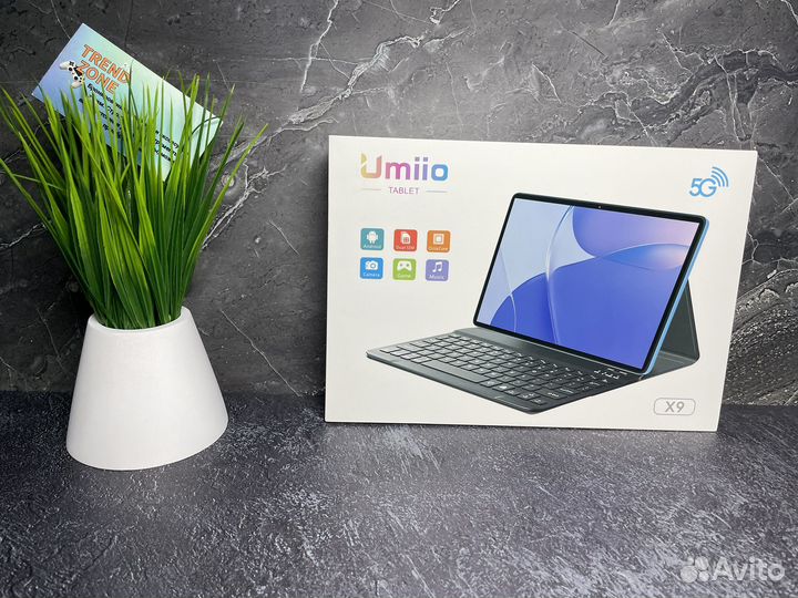 Планшет с клавиатурой Umiio новый 128гб 10д
