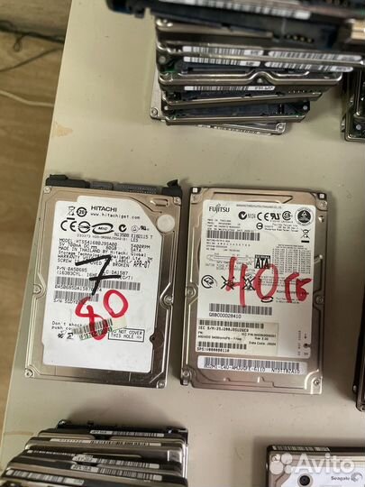 Жесткие диски для от ноутбуков разные много