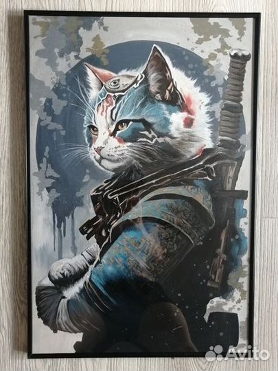 Кот самурай