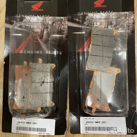 Honda crf1000 africa twin crf1100 колодки передние