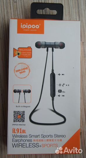 Беспроводные наушники ipipoo IP-iL91BL