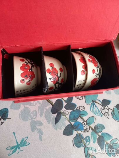 Новый набор керамический для суши/ ролов/ саке