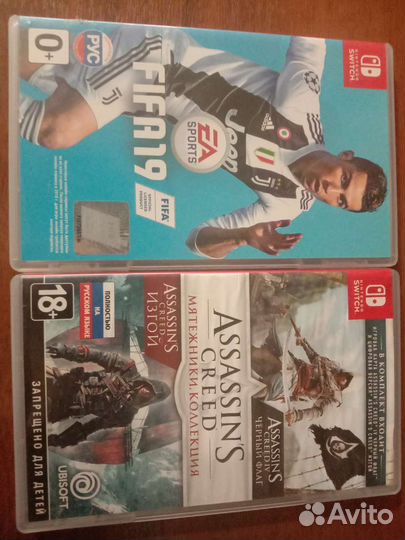 Две игры Нинтендо свитч