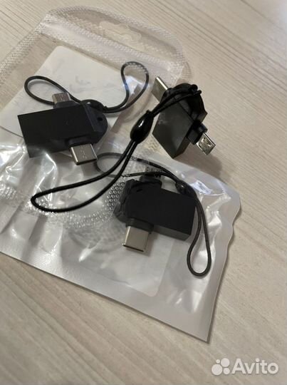 OTG адаптер 2в1