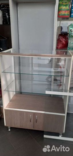 Стеклянный шкаф витрина бу