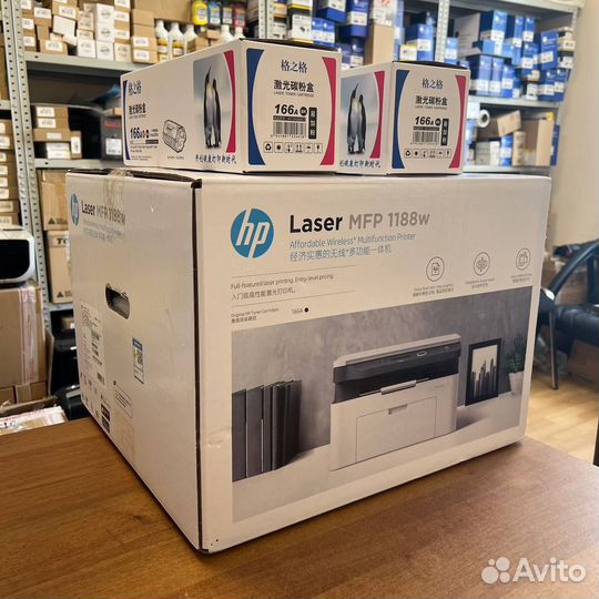 Мфу Лазерное HP Laser MFP 1188W, A4, ч/б, Wi-Fi