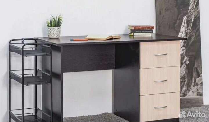 Стол письменный Сити-1 венге дуб молочный