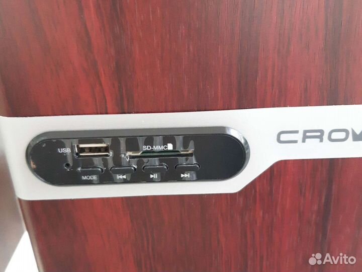 Музыкальный центр crown новый