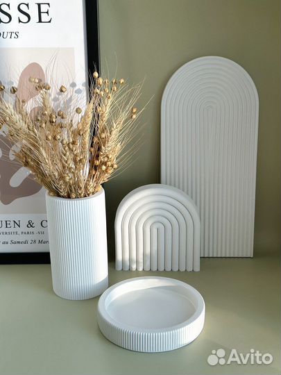 Силиконовая форма ваза «Chantal» для гипса