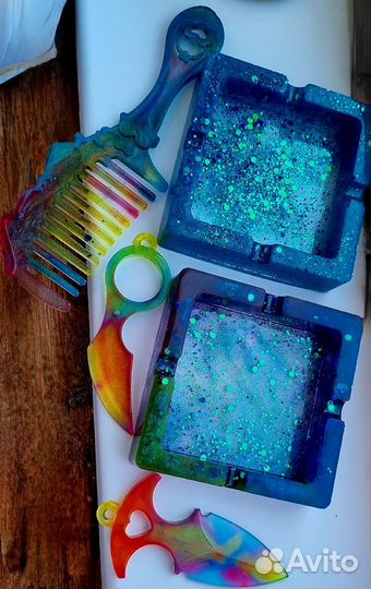 Пепельница из эпоксидной смолы