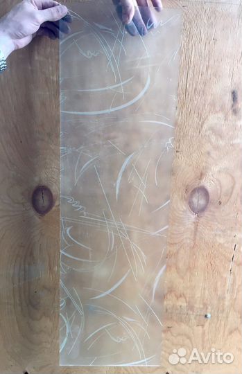 Стекло с узором. Нарезка