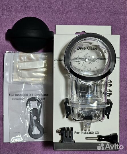 Insta360 x3 Dive case (Аквабокс новый)