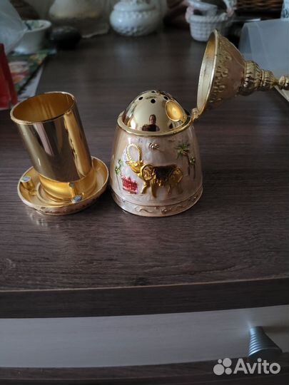 Контейнер для зубочисток (металл)