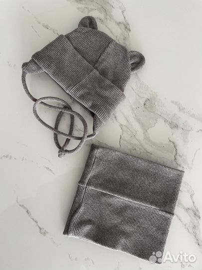 Детская шапка и снуд