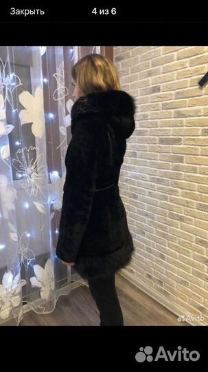 Шуба зимняя женская