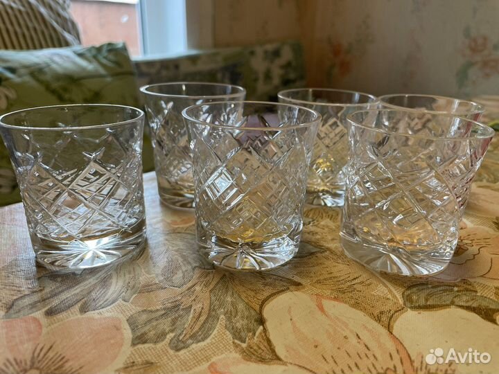 Стопки хрустальные СССР