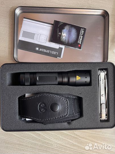 Набор подарочный Фонарь+ мультитул Leatherman