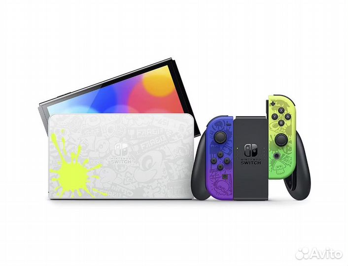 Nintendo Switch Oled – Splatoon 3 Edition, новая