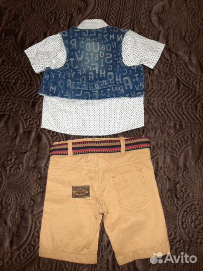 Шорты + рубаха + жилет