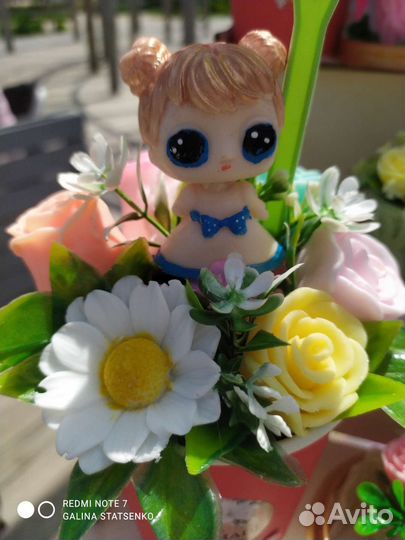 Букет из мыла Лол