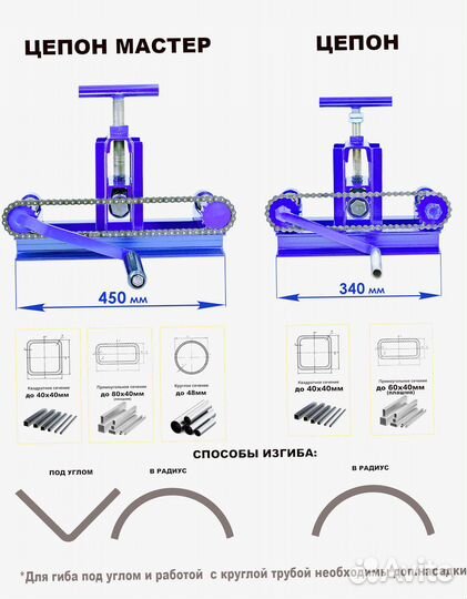 Трубогиб для профиля и круглой трубы