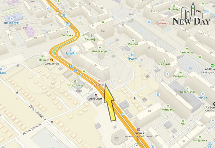 Помещение с арендатором и кондиционером, 29 м²