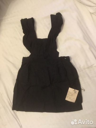 Фартук черный школьный новый 116/56