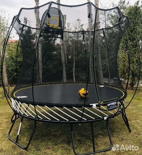 Батут Springfree R79 H с корзиной для мяча
