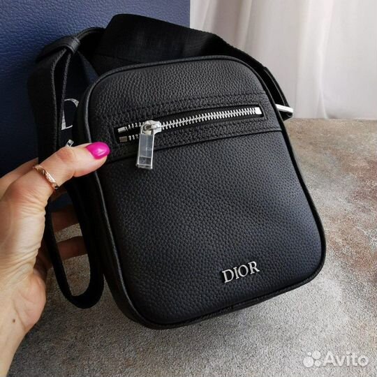 Мужская сумка через плечо Dior премиум