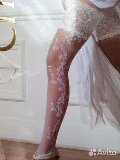 Ажурные чулки цвет 