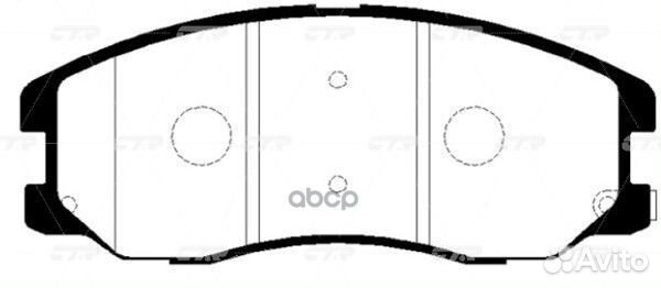 Ckkd-17 Колодки тормозные дисковые перед