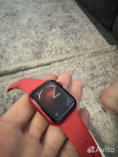 Часы apple watch 6 40 mm red