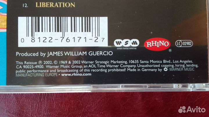 Chicago Transit Authority Warner Music 1969 & 2002