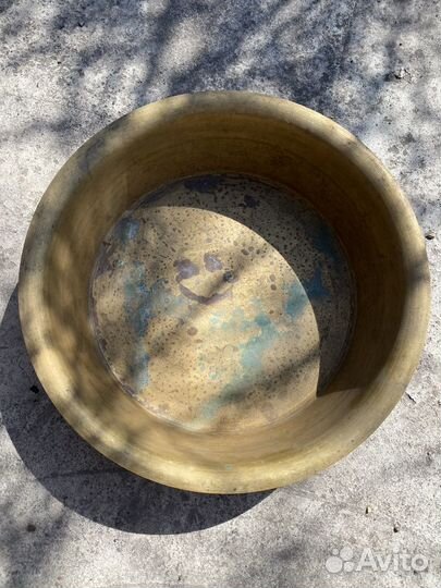 Латунный таз для варенья