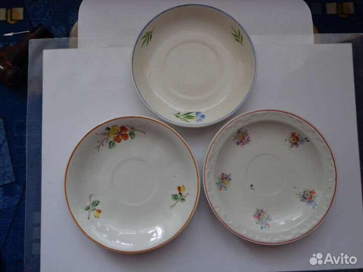 Блюдца СССР 3 штуки