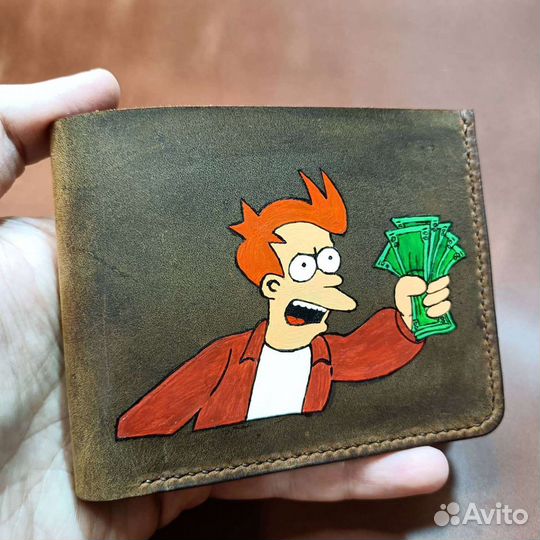 Кошелек из натуральной кожи