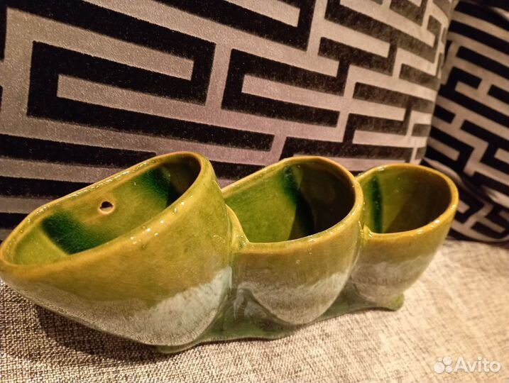 Кашпо настенное тройное СССР