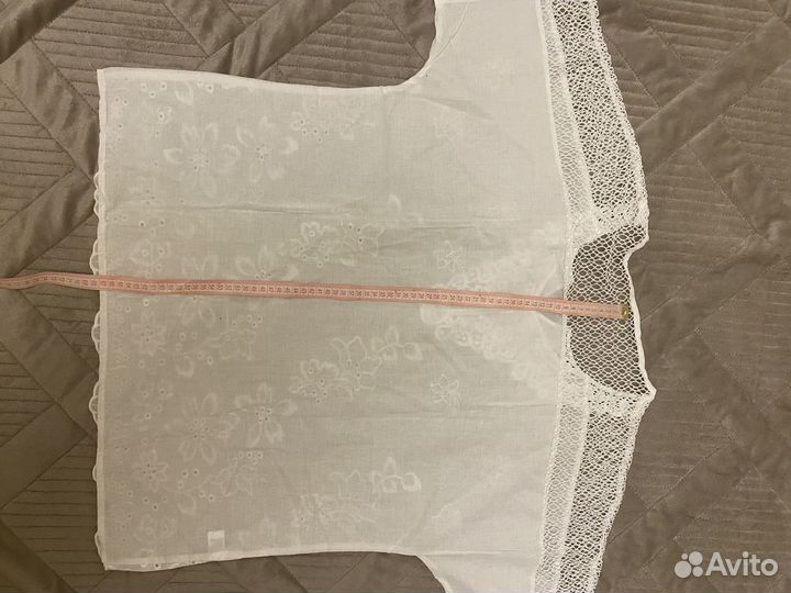 Женская футболка блузка кружевная с вышивкой