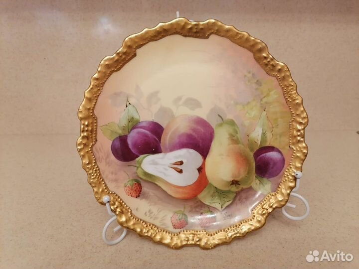 Старинные фарфоровые тарелки. Limoges