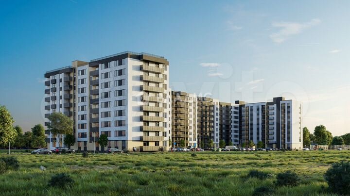 2-к. квартира, 59,3 м², 6/9 эт.