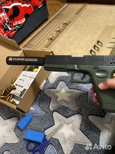 Пистолет На гильзах Игрушка