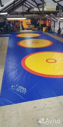 Борцовский ковер 5х10м, 7х7м