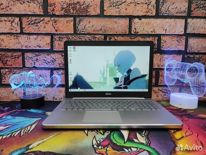 Игровой ноутбук Dell i5 4GB видео 12GB озу SSD