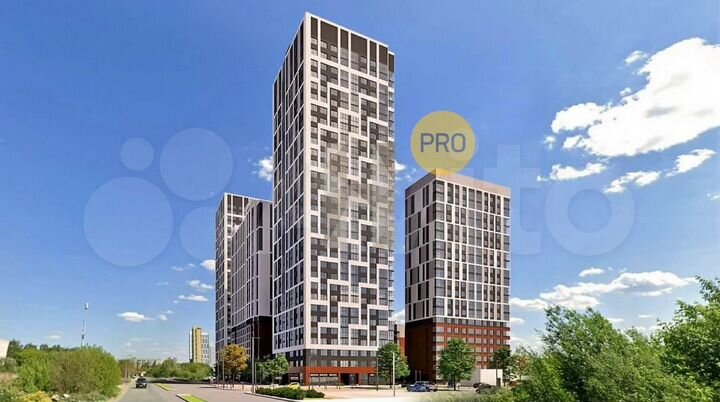2-к. квартира, 55,5 м², 18/21 эт.