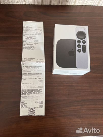 Мультимедийный проигрыватель Apple TV 4K 64 гб