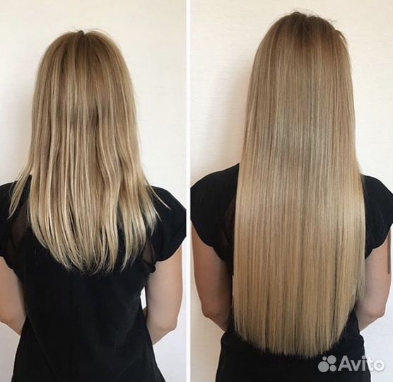 Наращивание волос на дому