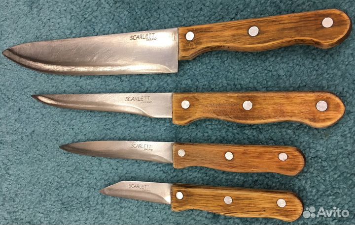 Вилки алюминиевые, ножи металлические (СССР)