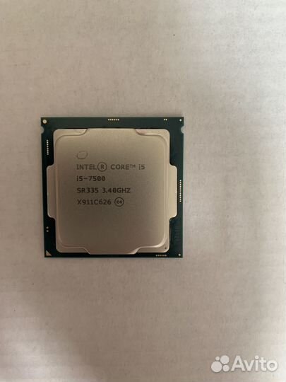 Процессор intel core i5 7500 + Мат. плата